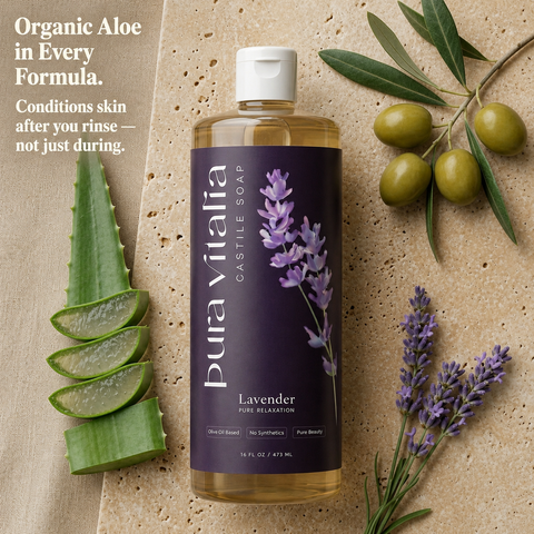 Lavender Castile Soap Body Wash 16oz