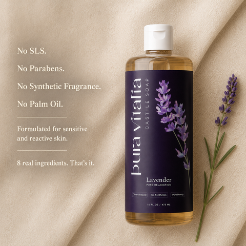 Lavender Castile Soap Body Wash 16oz