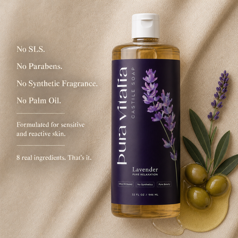 Lavender Castile Soap Body Wash 32oz