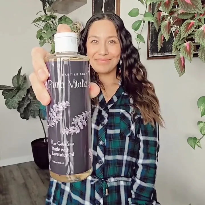 @jen.emmett holding Pura Vitalia castile soap
